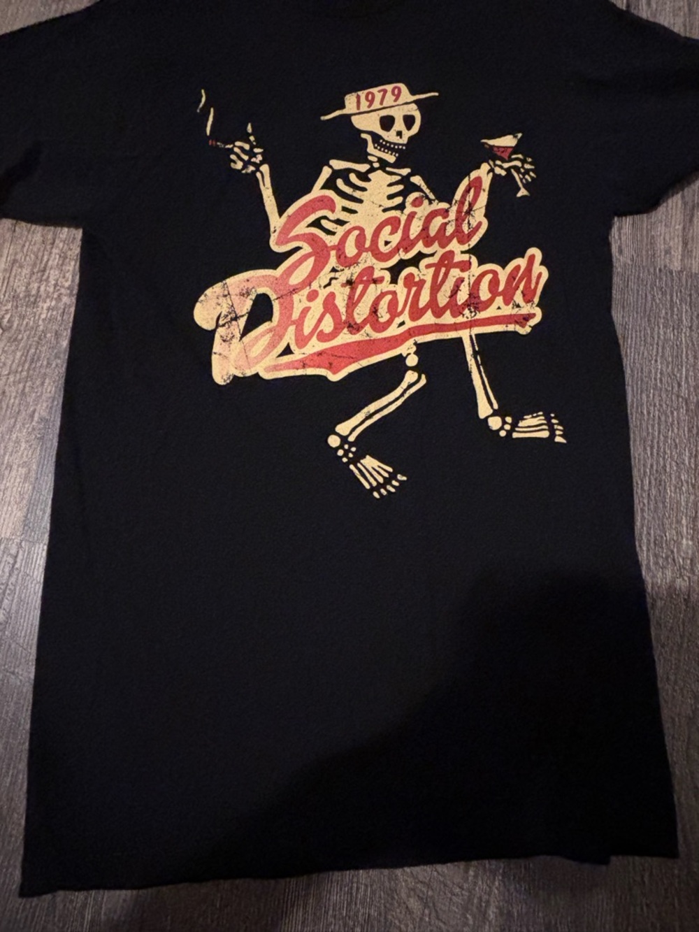 Men's Black Graphic Band Tee - Picture 3 of 5